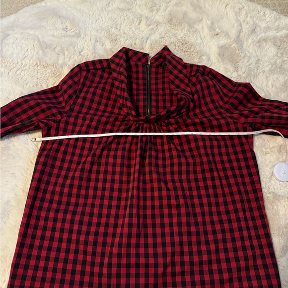 Red and Black Gingham Blouse - Picture 11 of 13